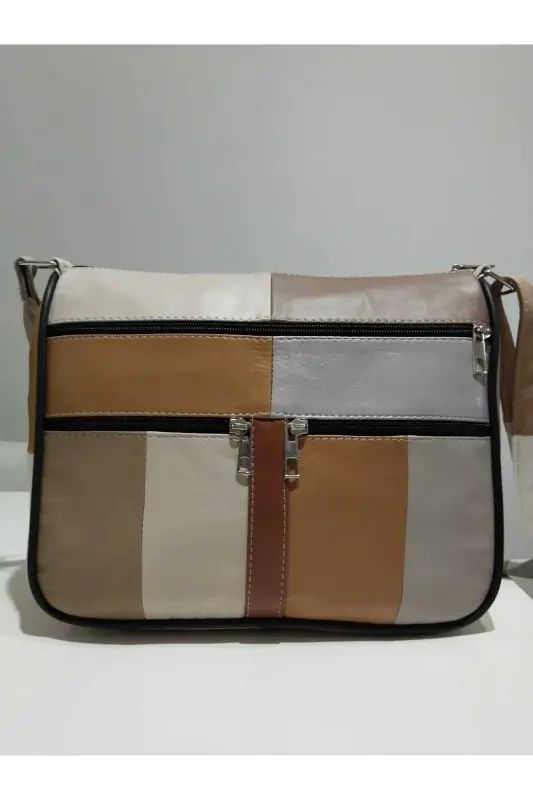 HAKİKİ DERİ KADIN ÇANTA (28CM X 24CM)-SOFT YAZLIK ÇOK RENKLİ 1 - ATTER