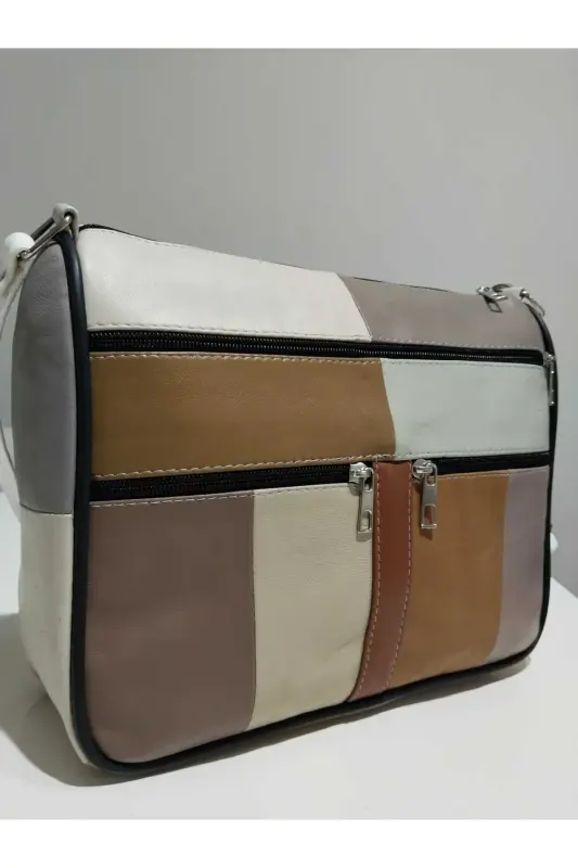 HAKİKİ DERİ KADIN ÇANTA (28CM X 24CM)-SOFT YAZLIK ÇOK RENKLİ 10 - 2
