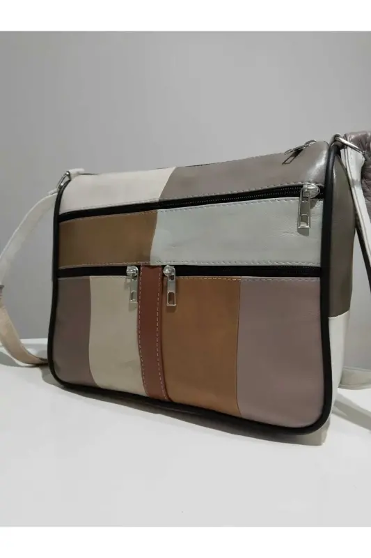 HAKİKİ DERİ KADIN ÇANTA (28CM X 24CM)-SOFT YAZLIK ÇOK RENKLİ 10 - 3