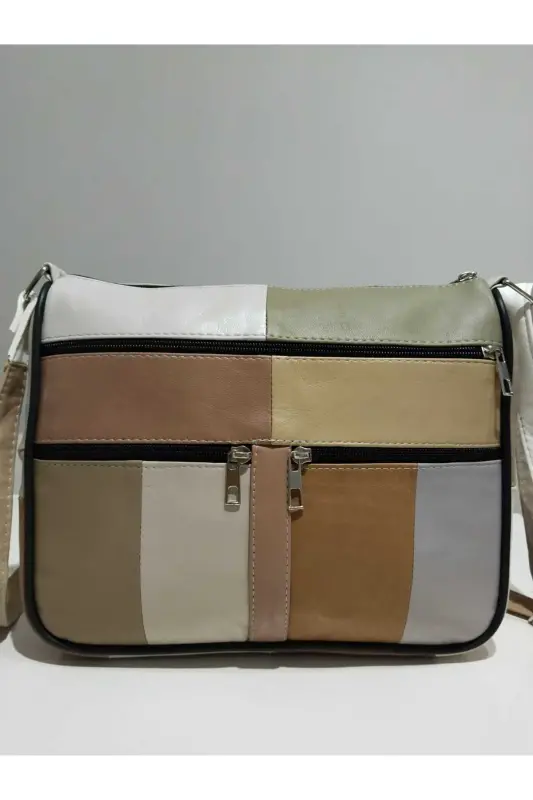 HAKİKİ DERİ KADIN ÇANTA (28CM X 24CM)-SOFT YAZLIK ÇOK RENKLİ 2 - ATTER