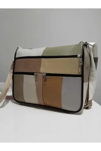 HAKİKİ DERİ KADIN ÇANTA (28CM X 24CM)-SOFT YAZLIK ÇOK RENKLİ 2 - 3