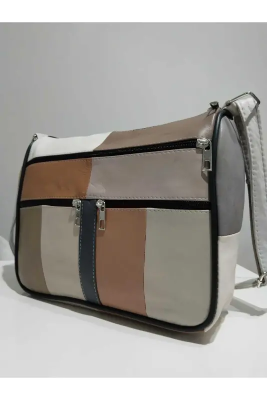 HAKİKİ DERİ KADIN ÇANTA (28CM X 24CM)-SOFT YAZLIK ÇOK RENKLİ 6 - 3