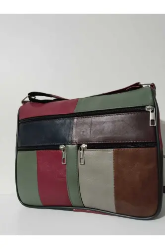 HAKİKİ DERİ KADIN ÇANTA-Çok Renkli 1 - 3