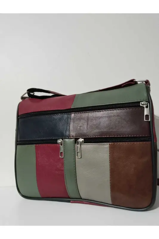 HAKİKİ DERİ KADIN ÇANTA-Çok Renkli 1 - 3