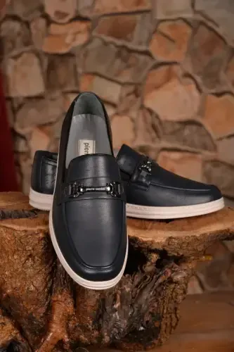Hakiki Deri Laci Erkek Sneaker Casual Günlük Ayakkabı-Siyah3 - PIERRE CARDIN (1)