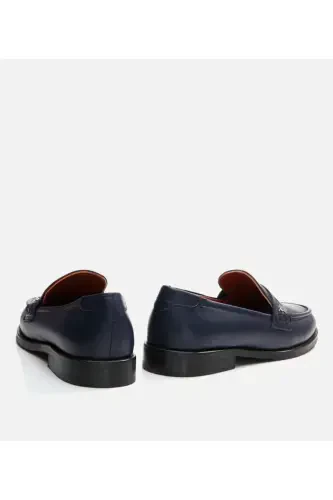 Kadın Deri Lacivert Loafer - 9