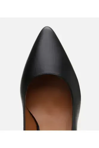 Kadın Deri Siyah Esnek Tabanlı Stiletto-SİYAH - 5