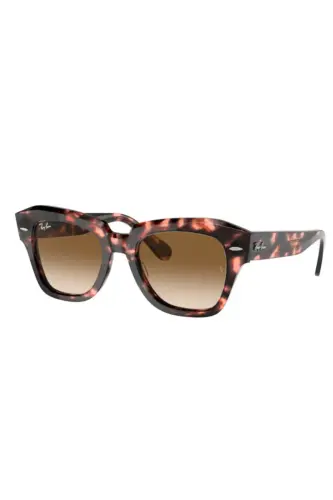 Hakkı Optik 2186 1334/51 49-20 Ekartman Sunglasses-BROWN GRADIENT INNER FILTERED CRYSTAL 