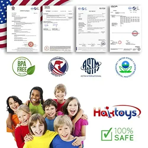 Haktoys masofadan boshqariladigan sport mashinasi: LED chiroqlari bilan radio boshqaruv poyga o'yinchoq mashinasi - bolalar, o'g'il bolalar va qizlar uchun ajoyib sovg'a (ko'k) - 7