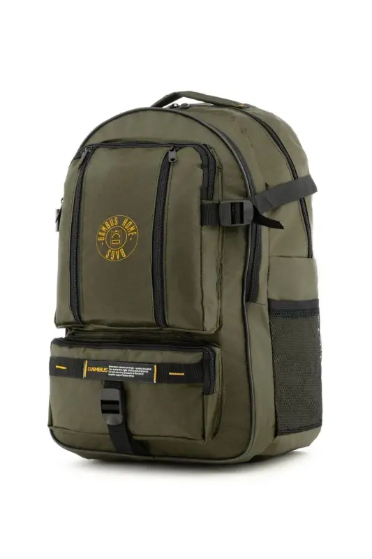 Half Climber Waterproof Backpack-Earthquake-Travel-Tour Bag-Khaki Green - BAMBUS HOME