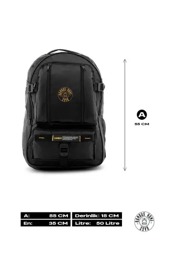 Half Mountaineer Waterproof Backpack-Earthquake-Travel-Trip Bag - 6