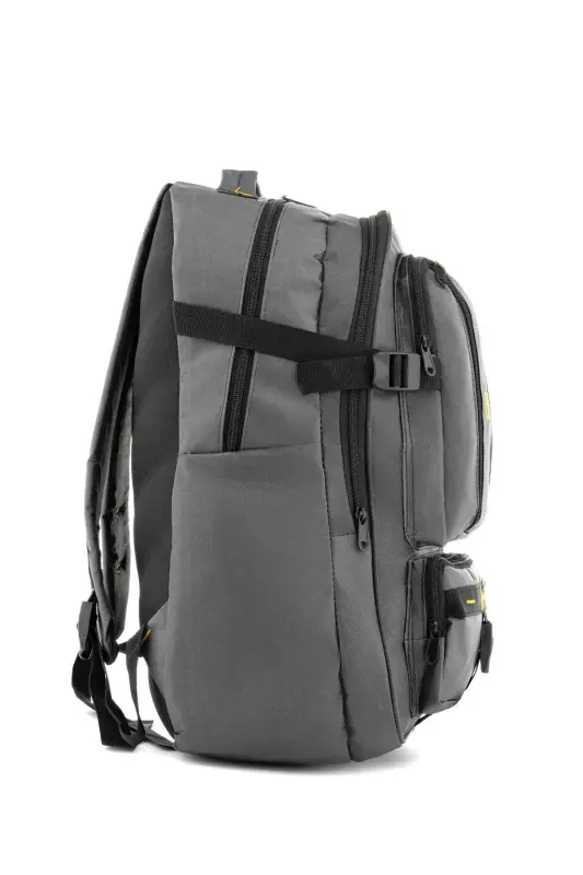 Half Mountaineer Waterproof Backpack - Earthquake - Travel - Trip Bag - Grey - 3