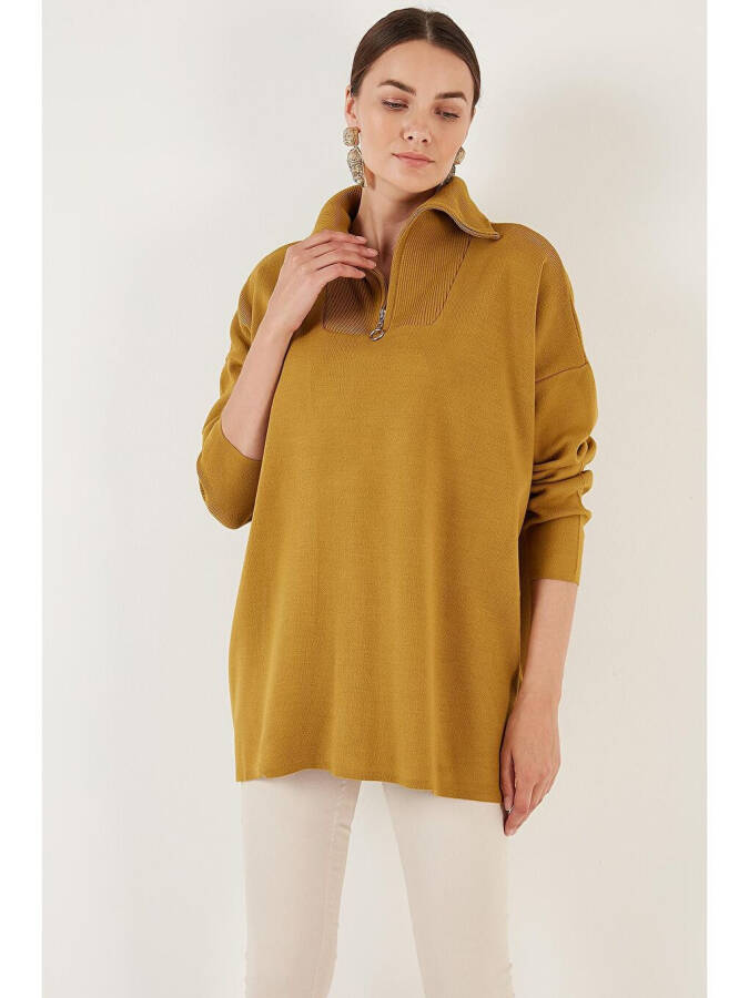 Half Zip Oversized Knit Sweater 4616079 - 6