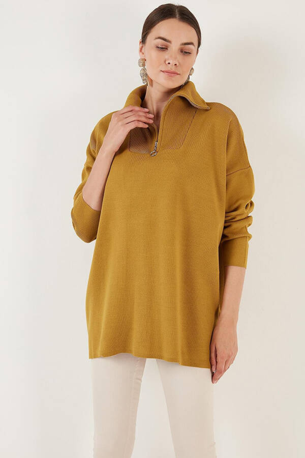 Half Zip Oversized Knit Sweater 4616079 - 11