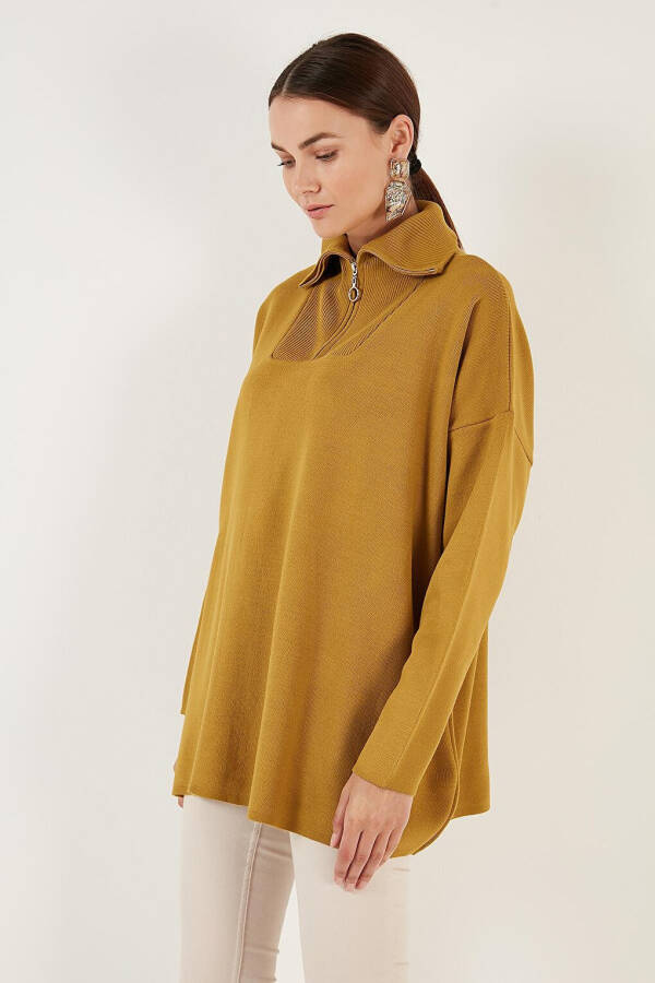 Half Zip Oversized Knit Sweater 4616079 - 13