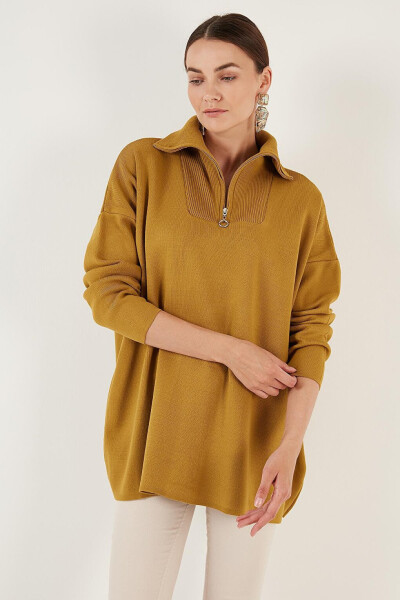 Half Zip Oversized Knit Sweater 4616079 - 14