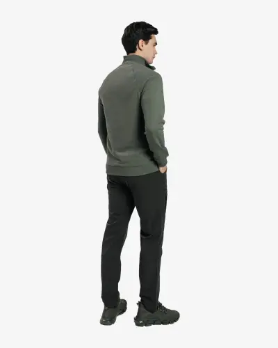 Half-zip Sweatshirt - DARK KHAKI - 5