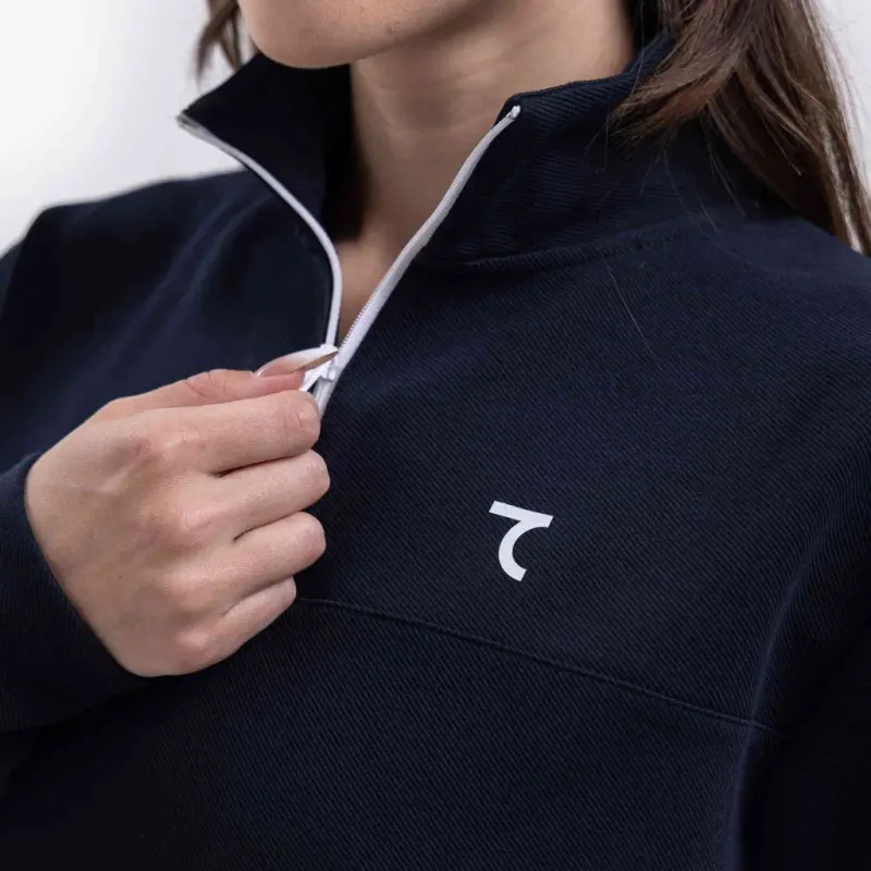 Half – Zipped Tracksuit - DARK BLUE - 10