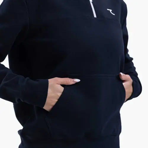 Half – Zipped Tracksuit - DARK BLUE - 12