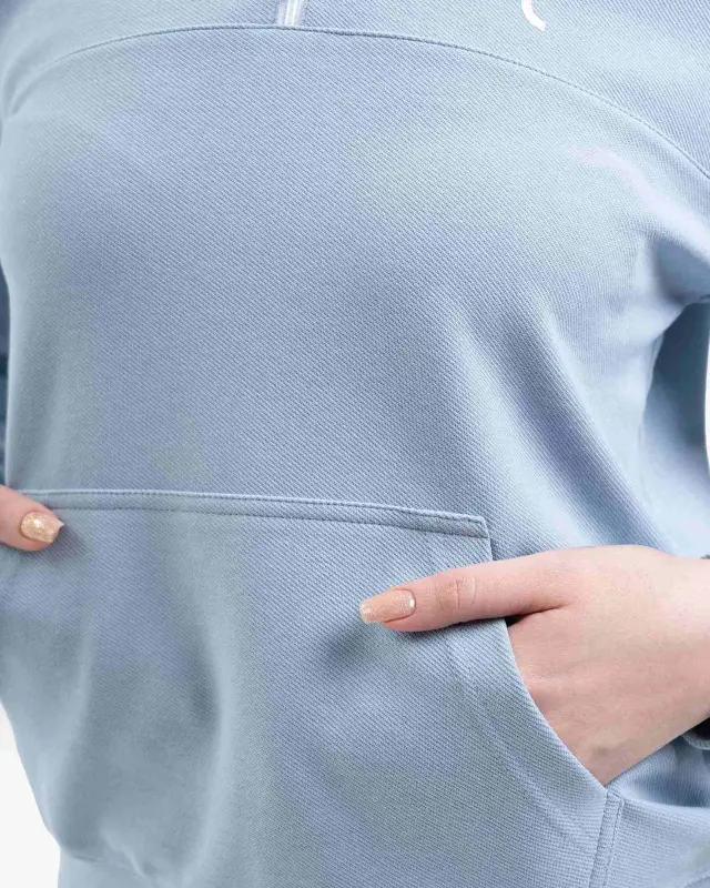 Half – Zipped Tracksuit - Light Blue - 15