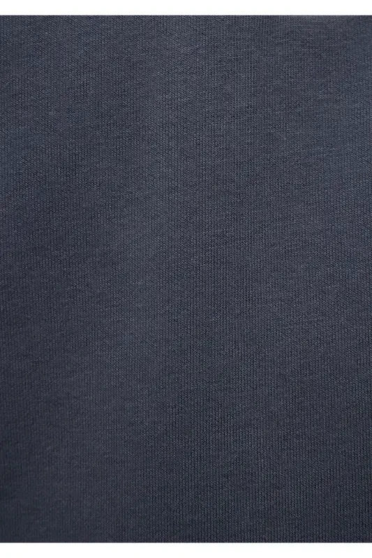 Half Zippered Navy Sweatshirt 0610908-71967-Navy - 6