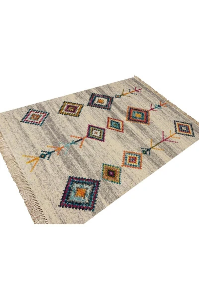 Halı Kaydırmaz Taban Yıkanabilir Dekoratif Dijital Baskı Halı - MODERN TEKSTIL (1)