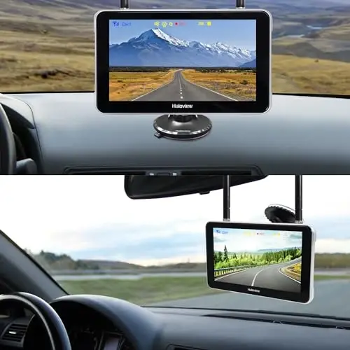 Haloview BT7 Touch RV Backup Camera Wireless 2.4G Digita FHD 1080P DVR Rearview Full-Color Night Vision Cam and 7