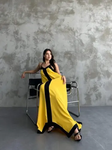 Halter Maxi Dress - 1