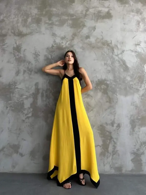 Halter Maxi Dress - 3