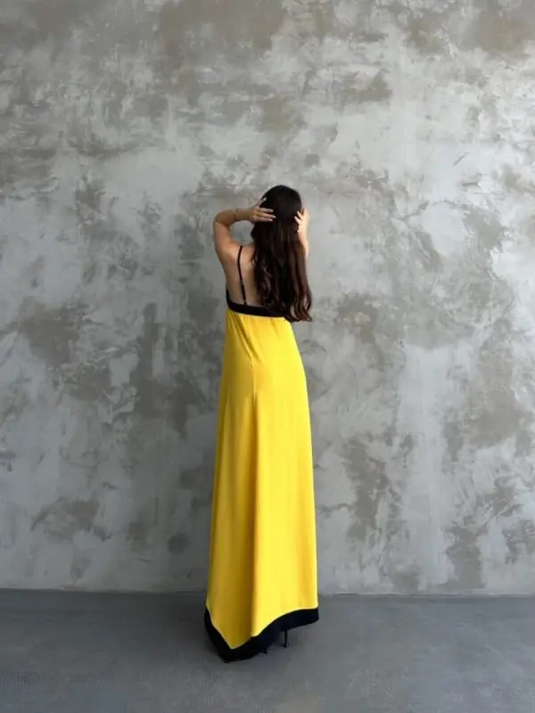 Halter Maxi Dress - 4