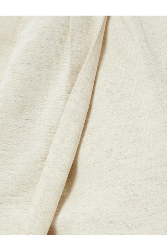 Halter Neck Blouse Asymmetric Cut Window Detailed K - 6