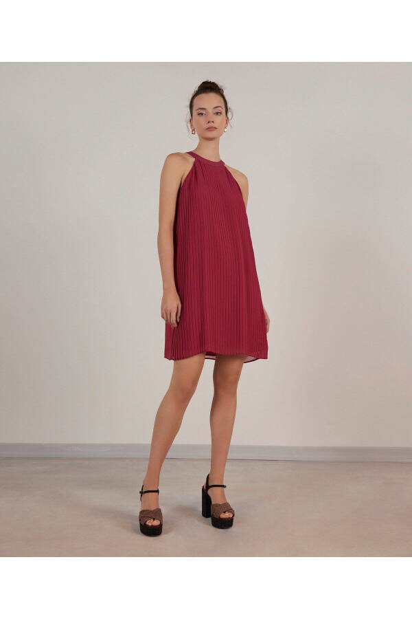 Halter Neck Dress - 1