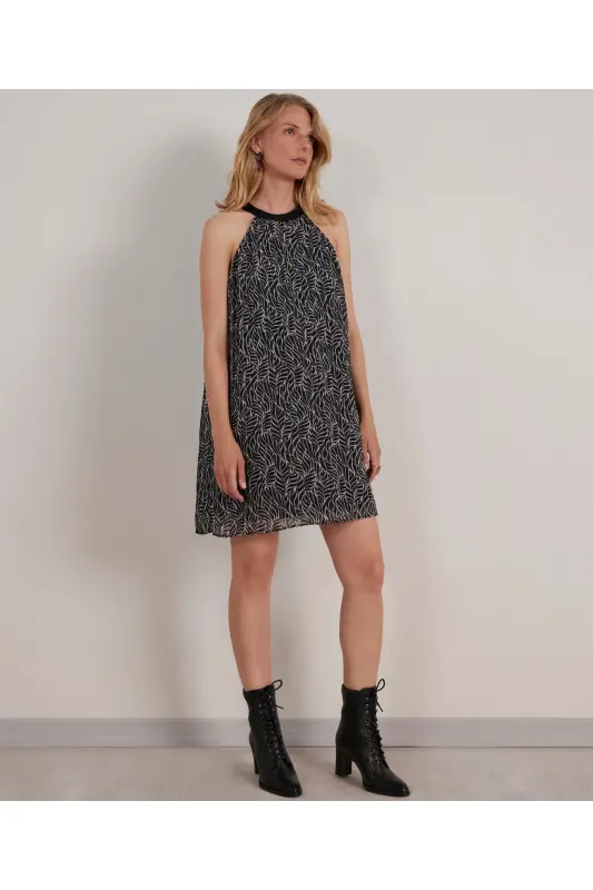 Halter Neck Dress - 2