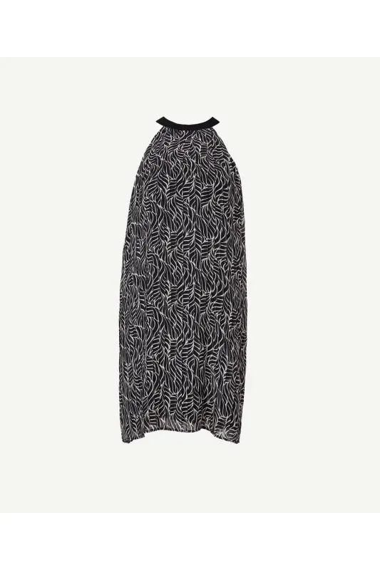 Halter Neck Dress - 4