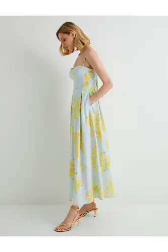 Halter Neck Floral Midi Dress - KOTON (1)