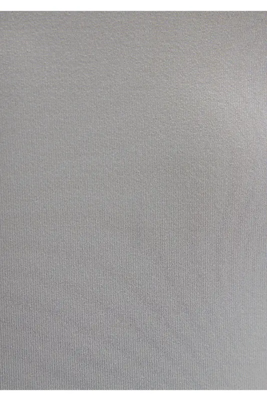 Halter Neck Grey Polyamide Tank Top Fitted - 7