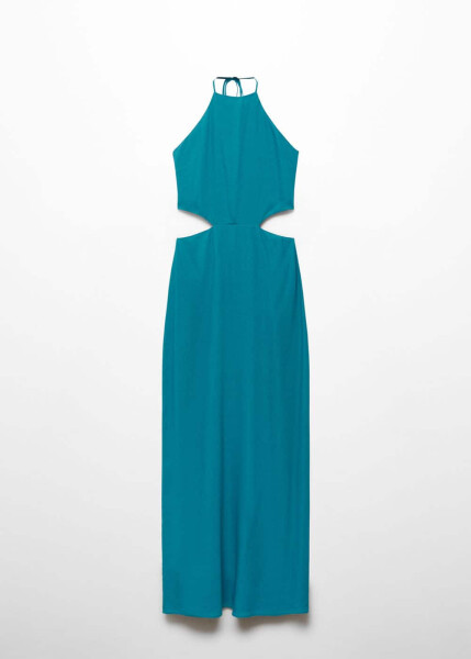 Halter neck long dress - 16