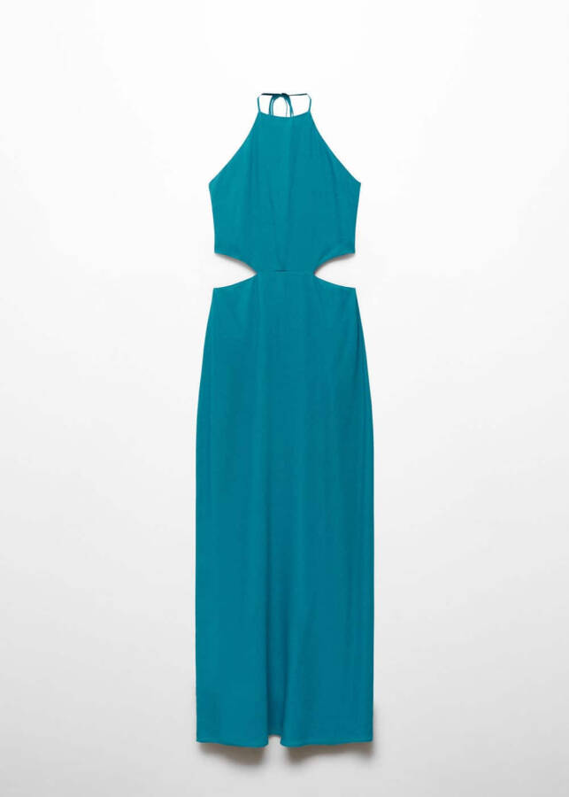 Halter neck long dress - 16