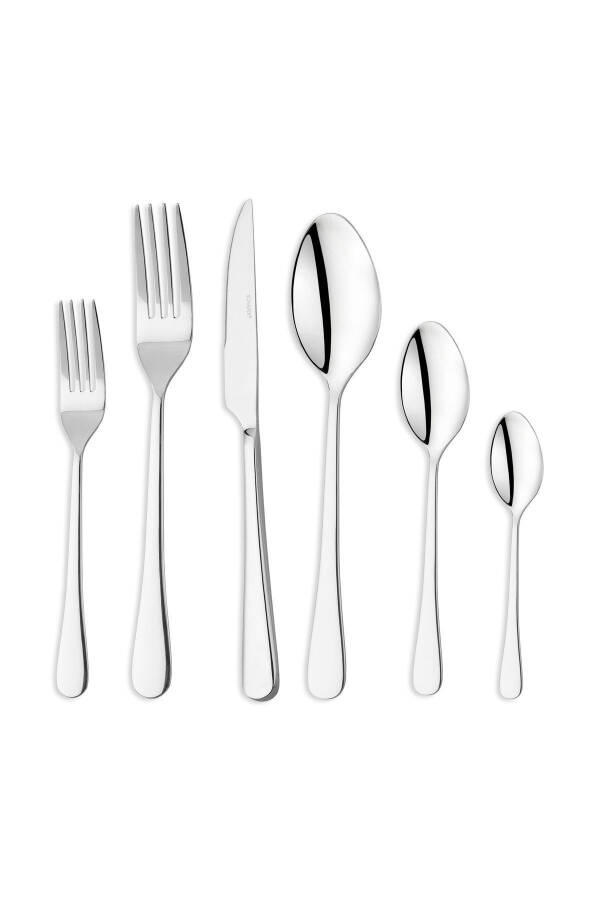 Hamburg 72 Piece Cutlery Set - Silver 08 - 2