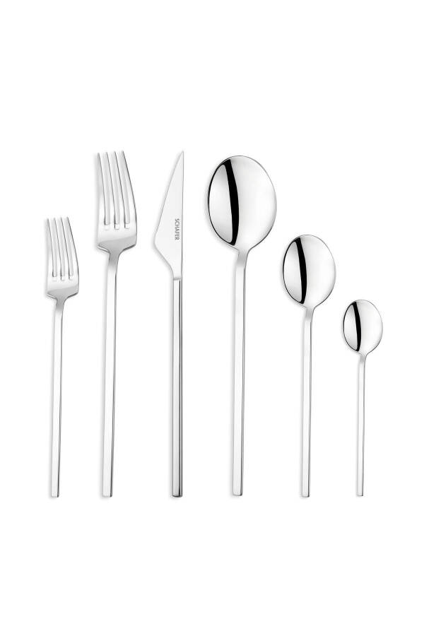 Hamburg 72 Piece Cutlery Set - Silver - 1