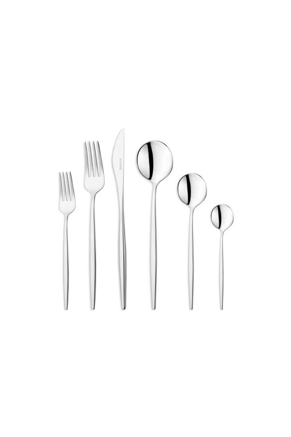 Hamburg 72 Piece Cutlery Set - Silver - 1