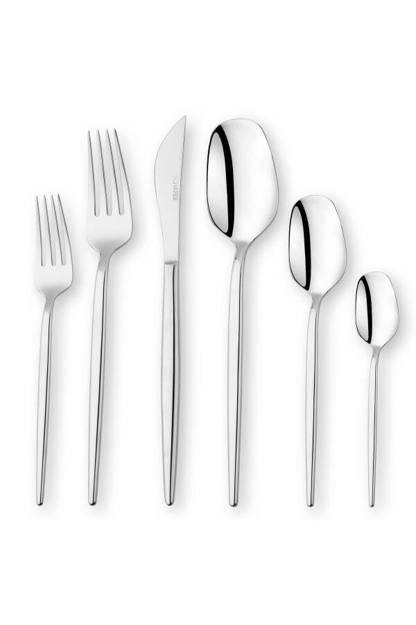 Hamburg 72 Piece Cutlery Set - Silver - 1