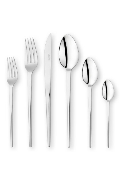 Hamburg 72 Piece Cutlery Set - Silver - 1