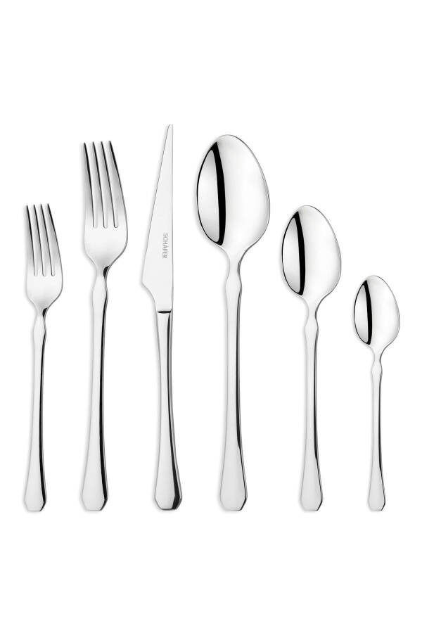 Hamburg 72 Piece Cutlery Set - Silver - 1