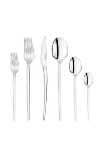 Hamburg 72 Piece Cutlery Set - Silver - SCHAFER (1)