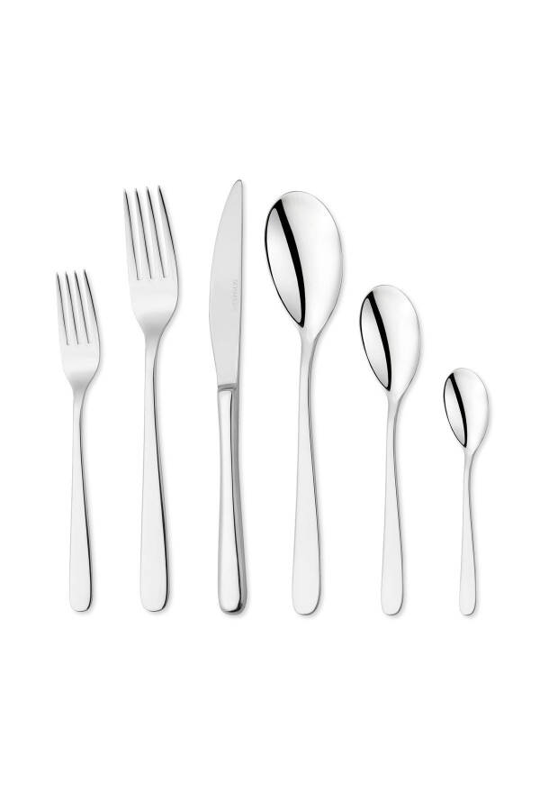 Hamburg Cutlery Set - 72 Pieces - Silver - 1