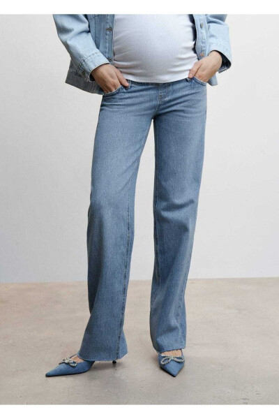 Wideleg Hamile Jean - Donuk Mavi - 1