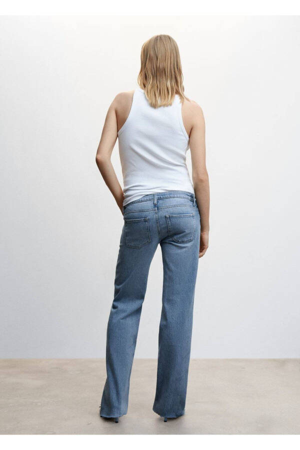 Wideleg Hamile Jean - Donuk Mavi - 4