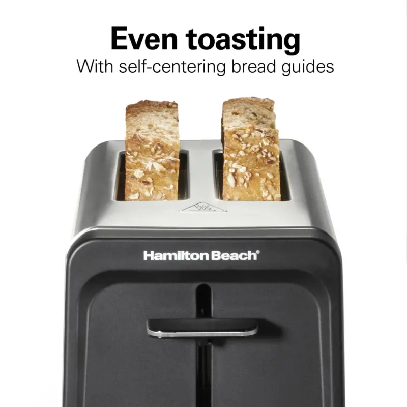 Hamilton Beach 2 Slice Toaster with Wide Slots, Bagel Function, Toast Boost, Stainless, New, 22997F - 4