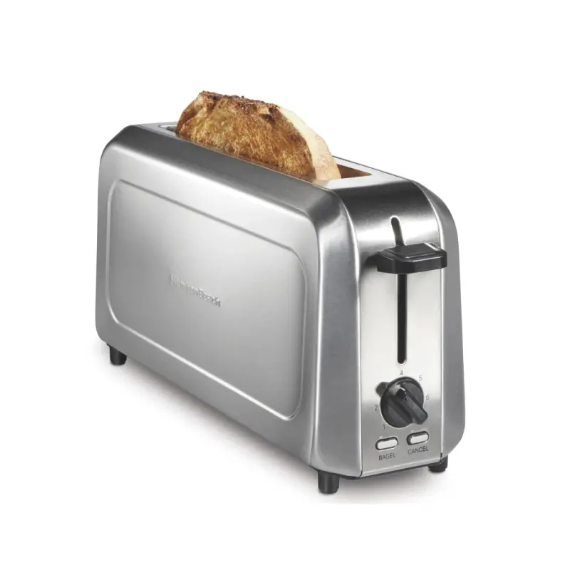 Hamilton Beach Long-Slot 2-Slice Capacity Toaster, Stainless Steel with Slim Design - 1
